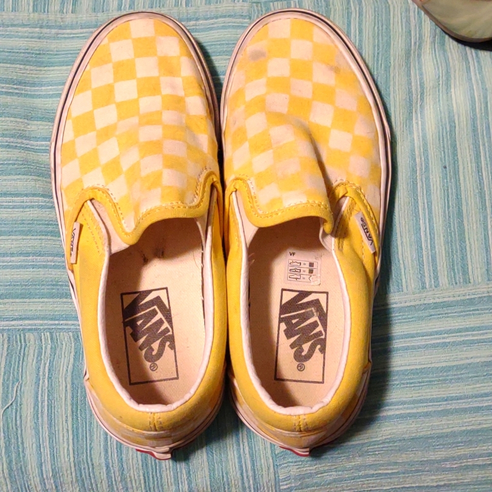 Yello Checked Vans